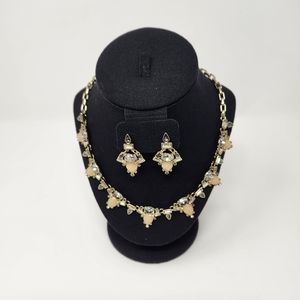 White House Black Market Necklace Earrings Set